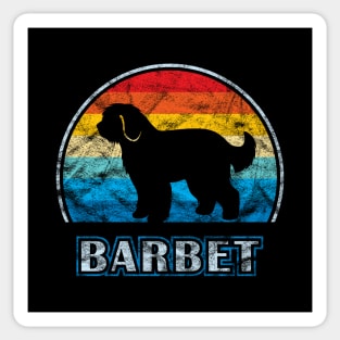 Barbet Vintage Design Dog Sticker